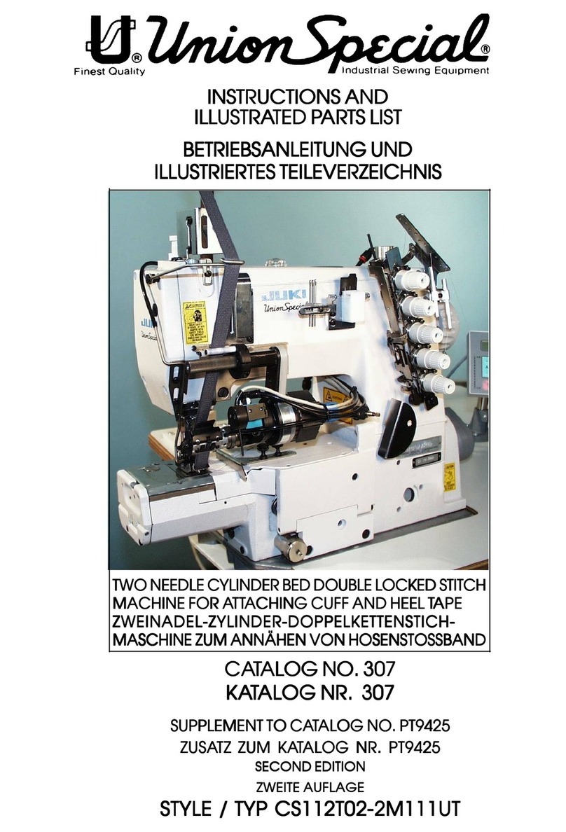 UnionSpecial 307 Setup guide