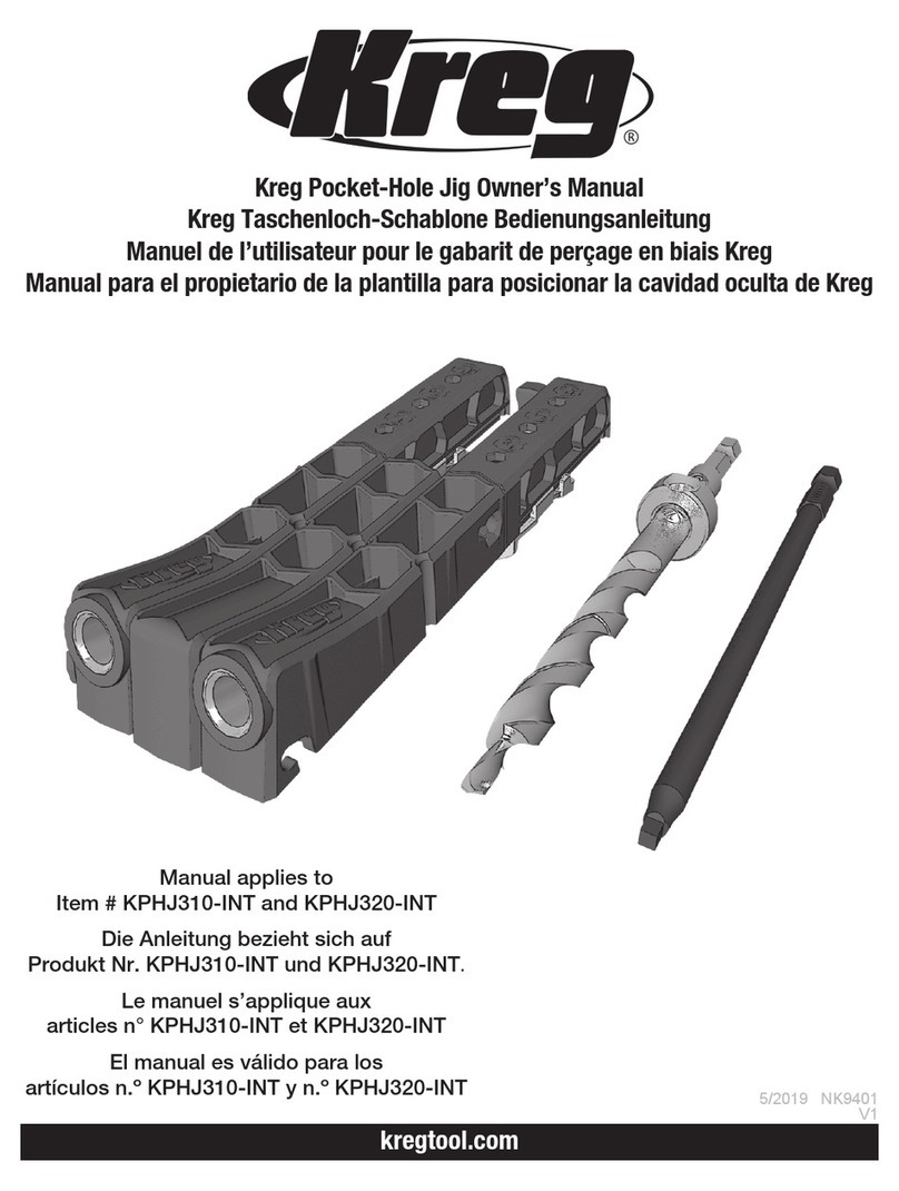 Kreg KPHJ310-INT User manual
