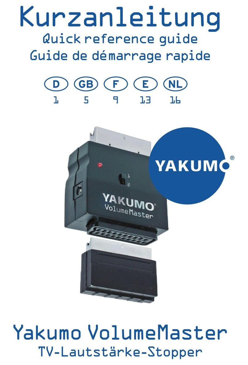YAKUMO VolumeMaster User manual