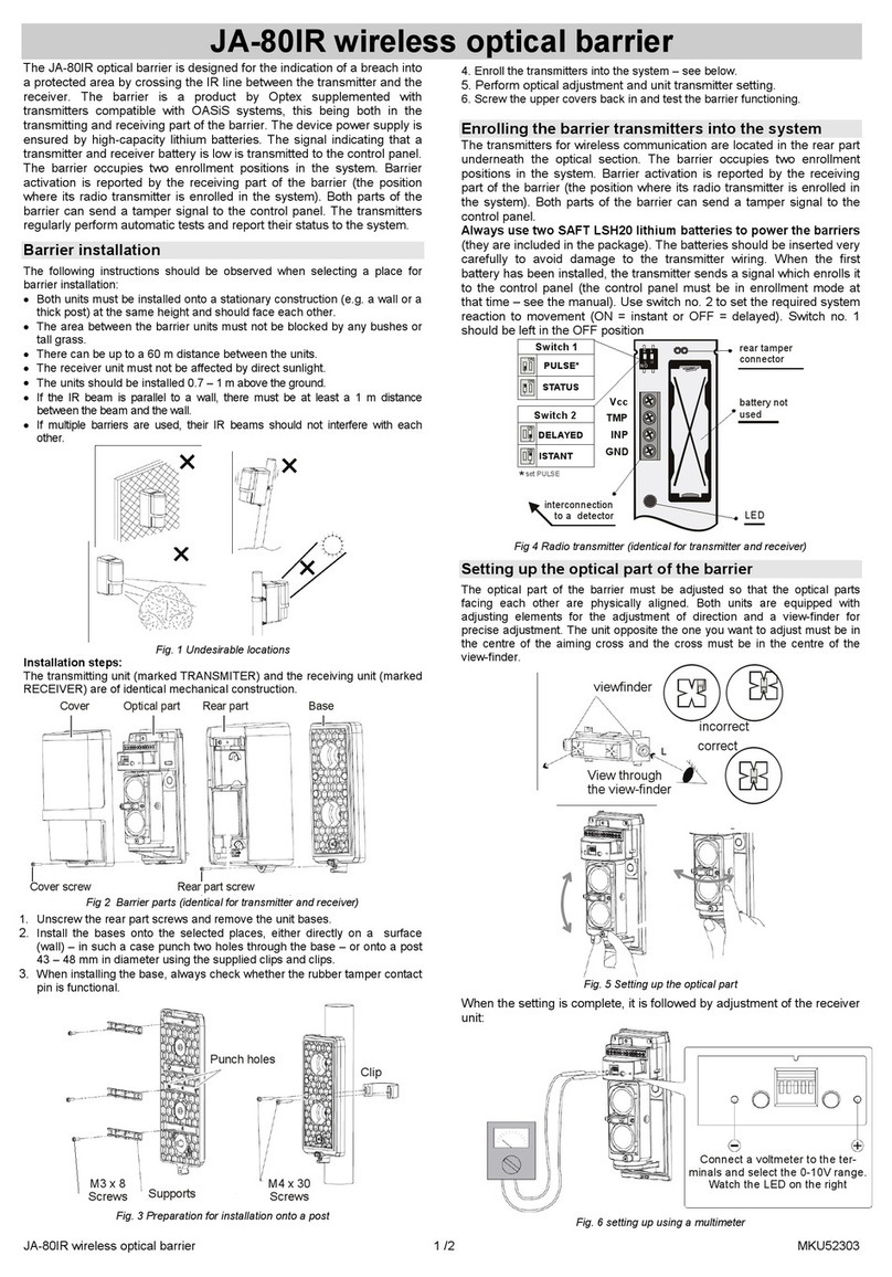jablotron JA-80IR User manual