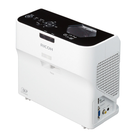 Ricoh PJ WX4130 Setup guide