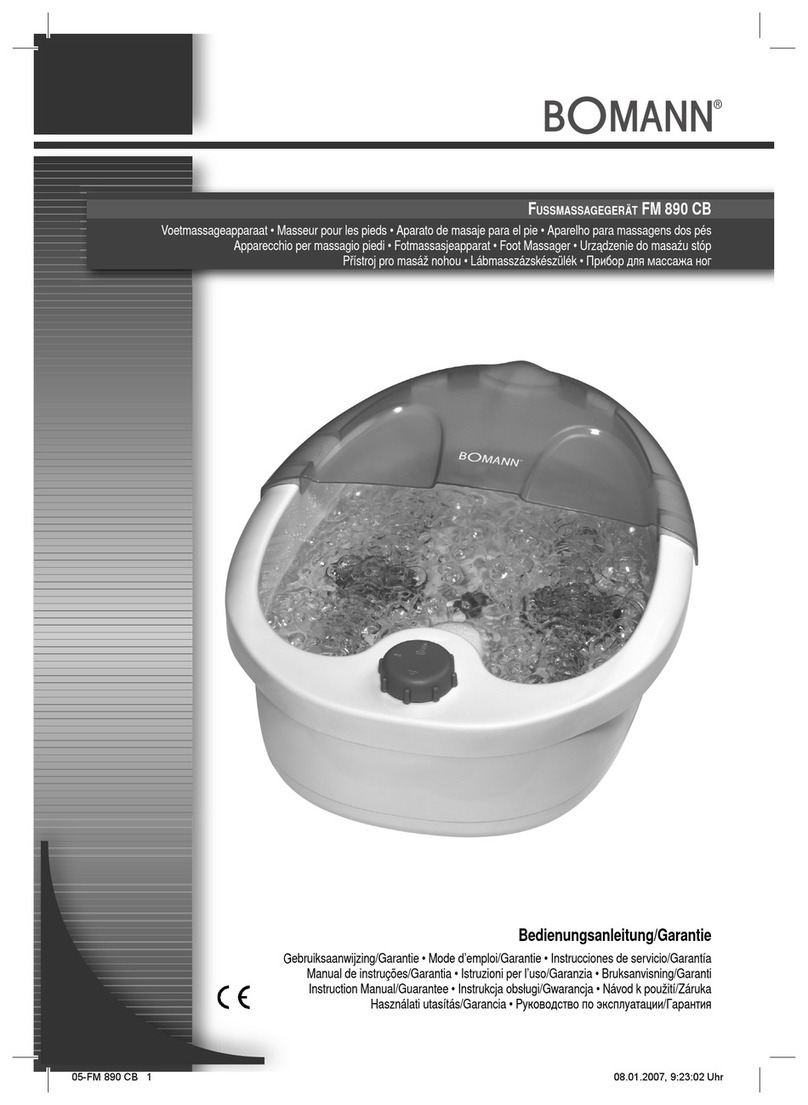 BOMANN FM 890 CB Instruction manual & guarantee