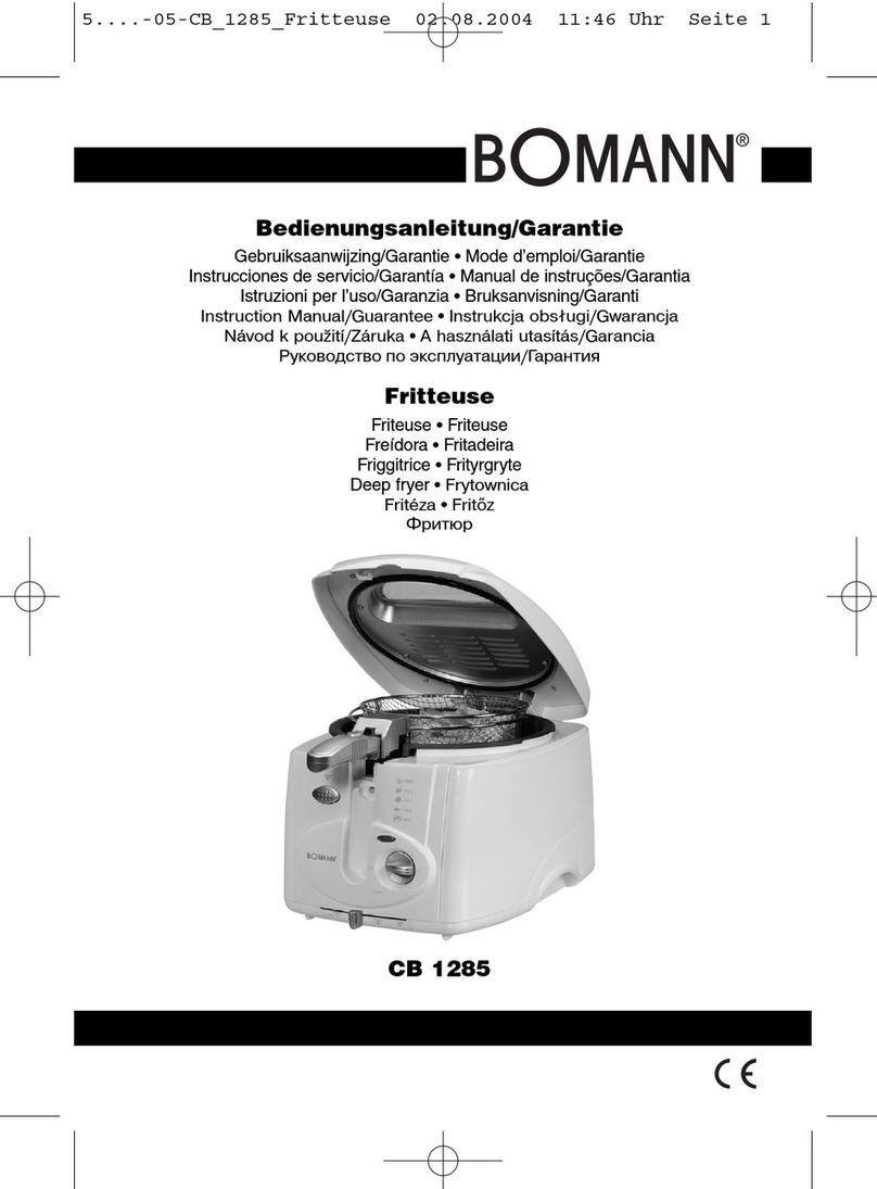 BOMANN CB 1285 Instruction manual & guarantee