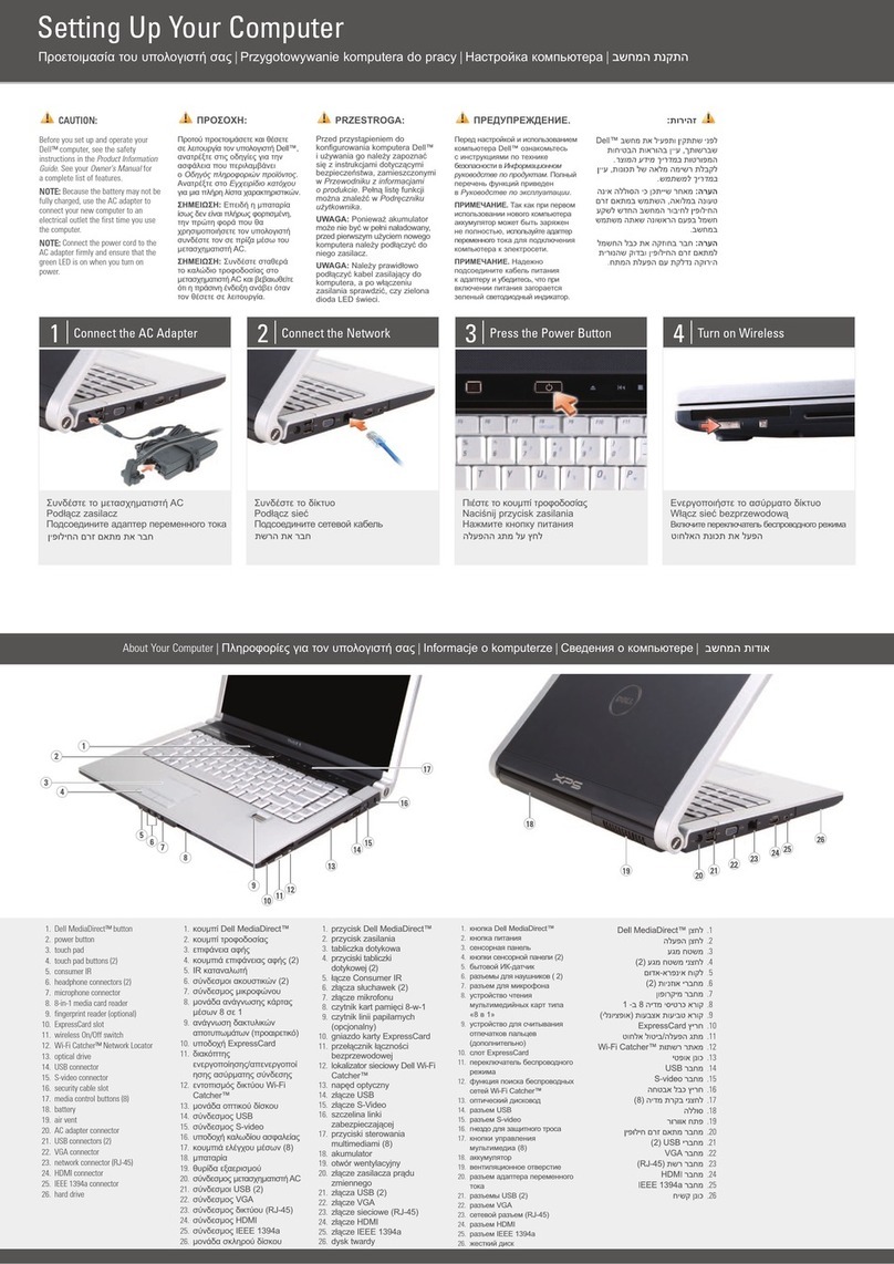 Dell M1530 - XPS laptop. TUXEDO User instructions
