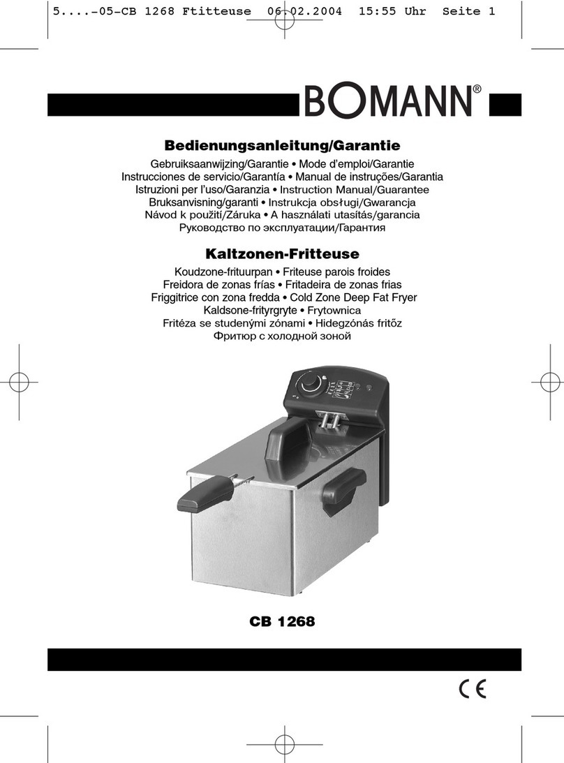 BOMANN CB 1268 Instruction manual & guarantee