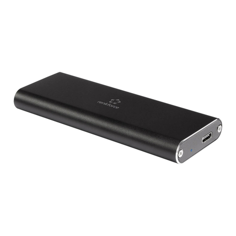 Renkforce M.2 SSD housing USB 3.1 Gen 2 with USB-C operating instructions