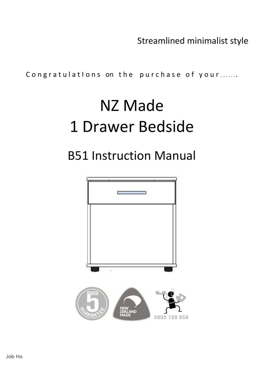 Compac Furniture B51 instruction manual