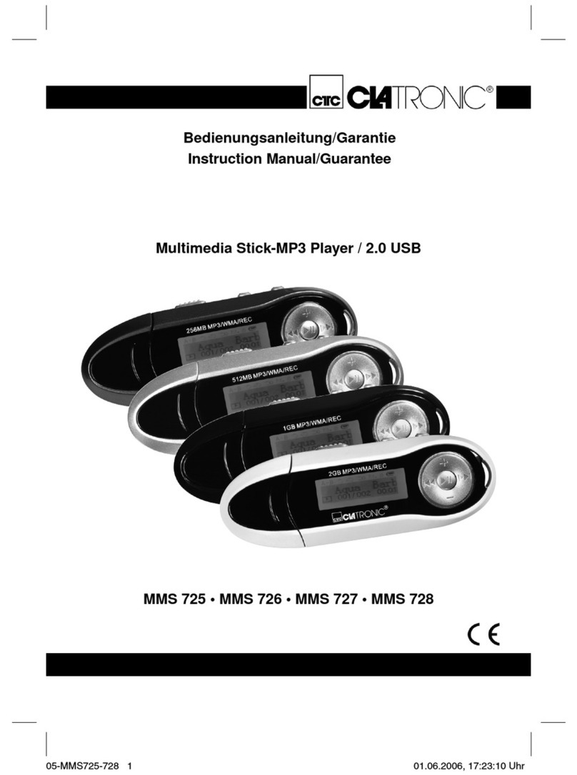 Clatronic MMS 725 Instruction manual & guarantee
