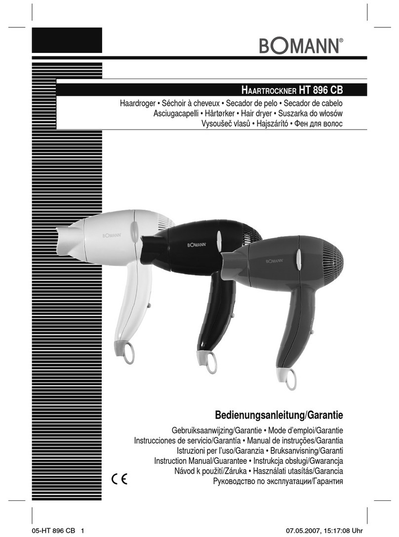 BOMANN HT 896 CB Instruction manual & guarantee