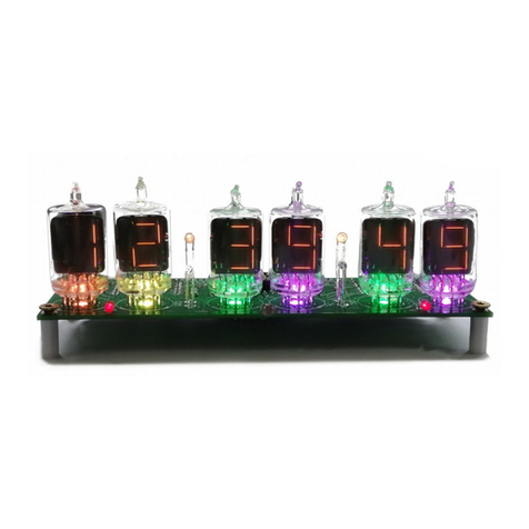 Nixie Clock DA-2000 User manual