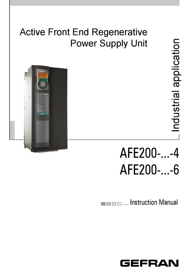 gefran AFE200 4 Series User manual