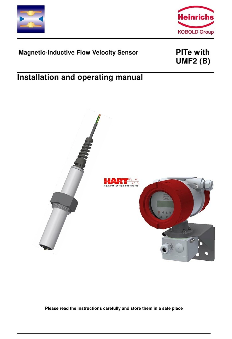 Heinrichs PITe-Series Installation and operating manual
