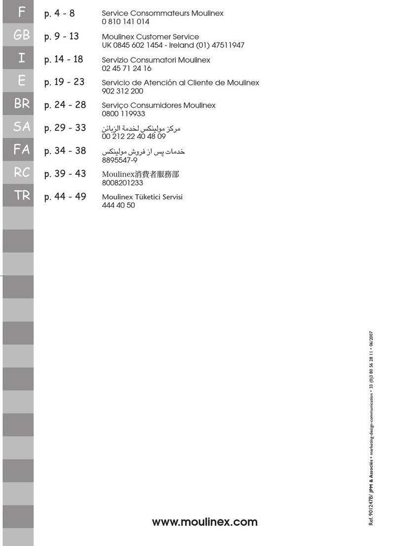 Moulinex Zello User manual