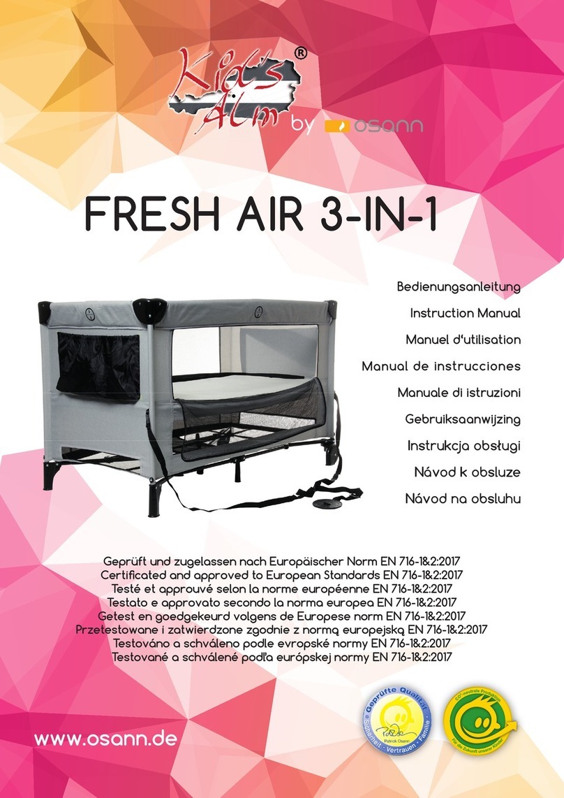 osann Kids Alm Fresh Air 3-in-1 User manual