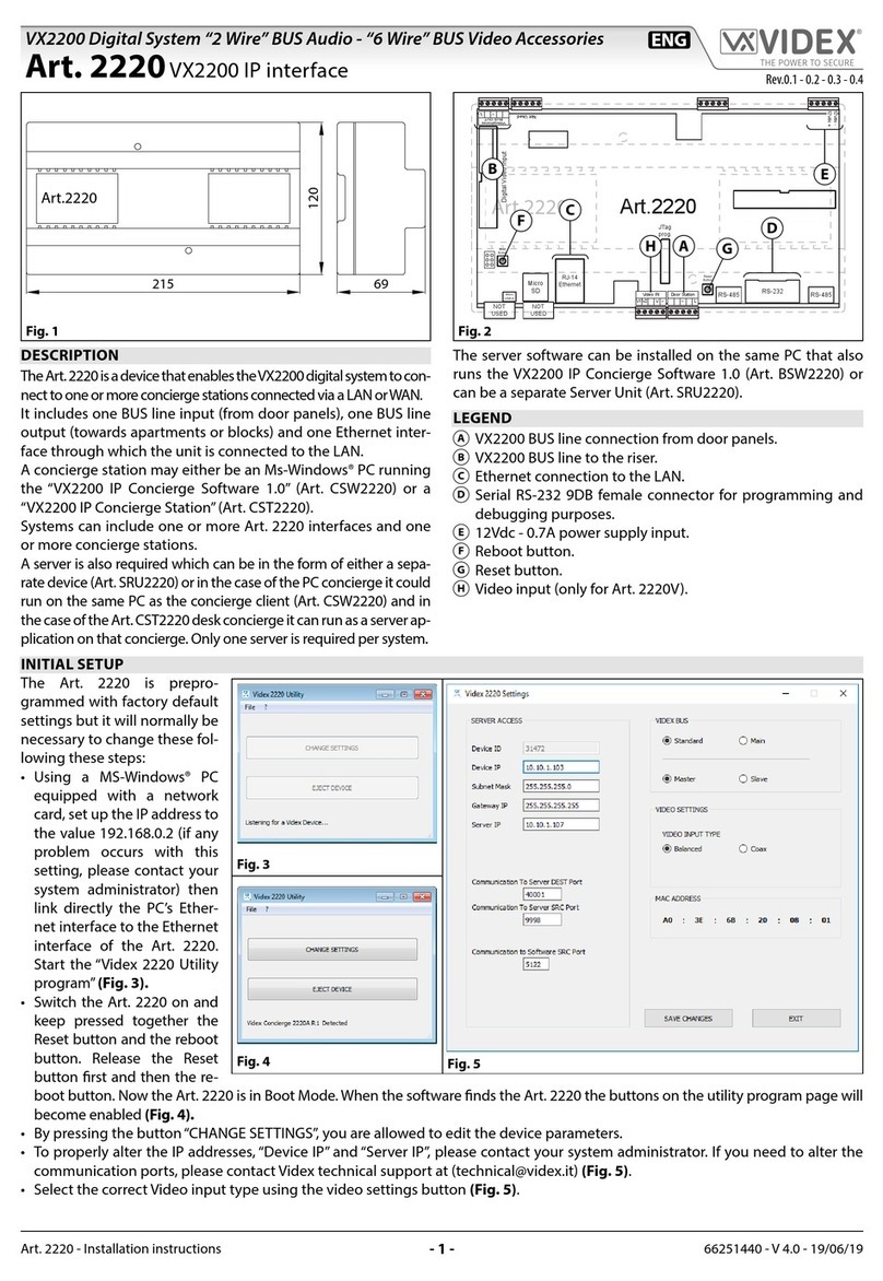 Videx 2220 instructions