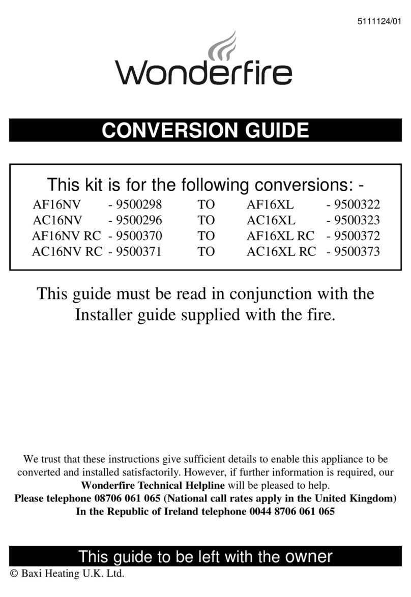 Baxi Wonderfire AF16NV Conversion guide