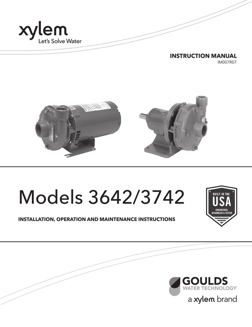 Xylem Goulds 3642 User manual