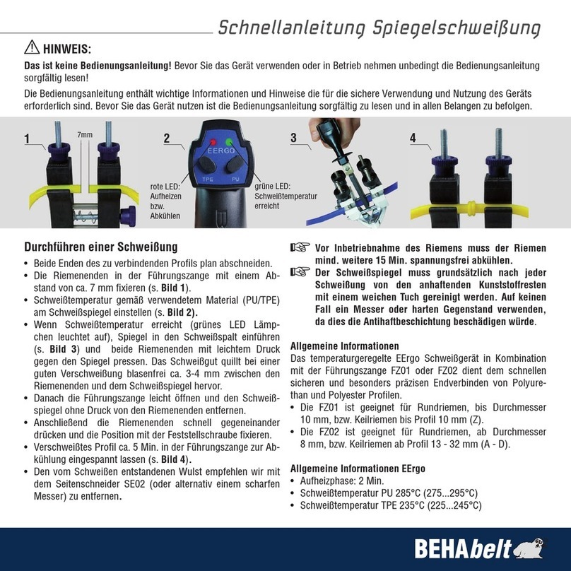 BEHABELT Eergo quick guide