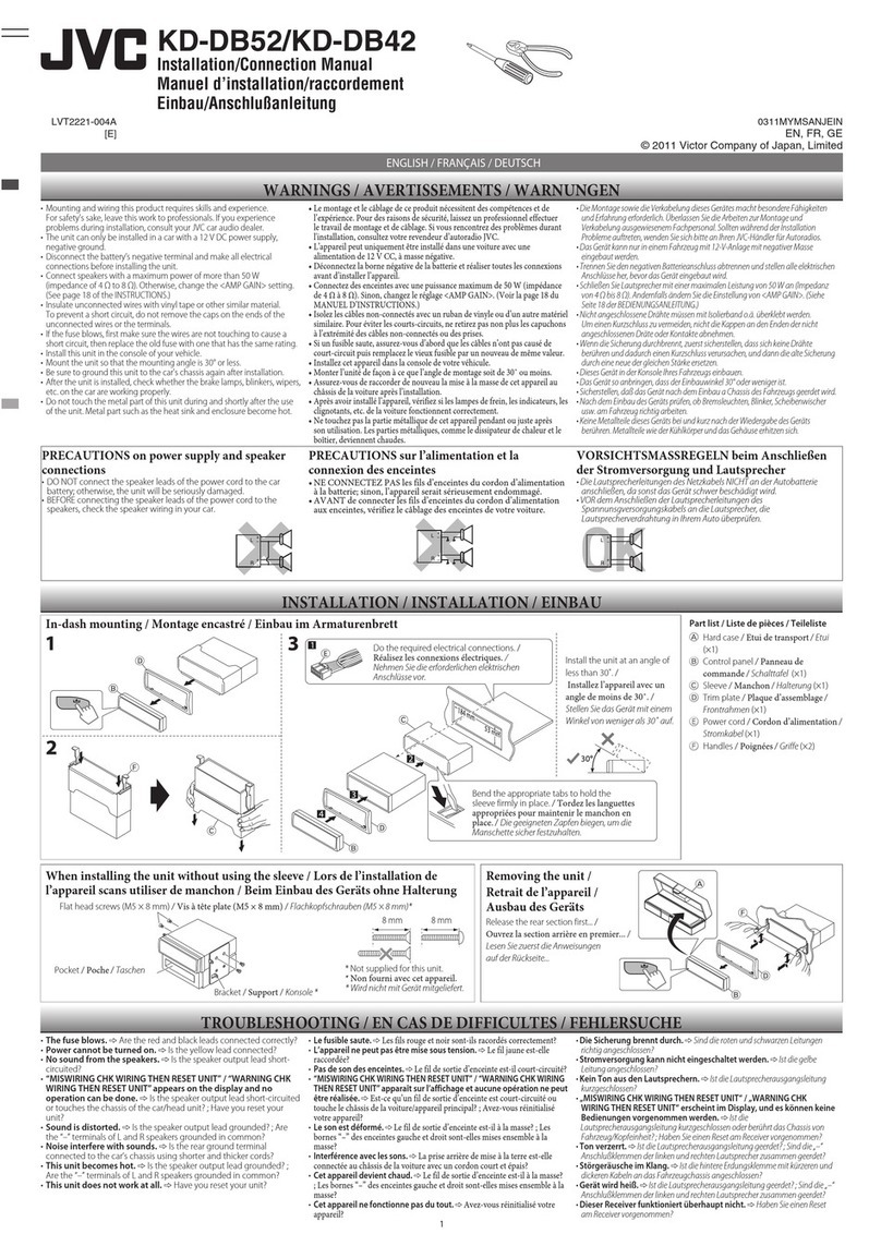 JVC KD-DB52 Guide