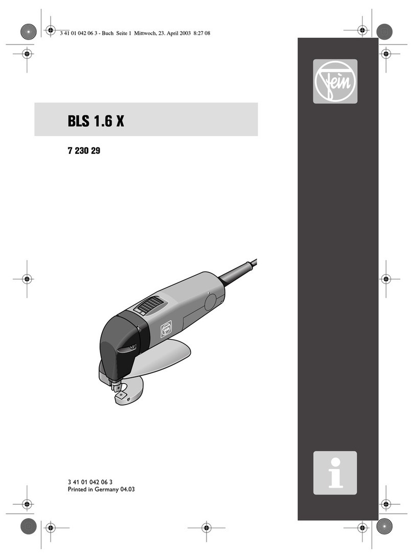 Fein BLS1.6X operating instructions