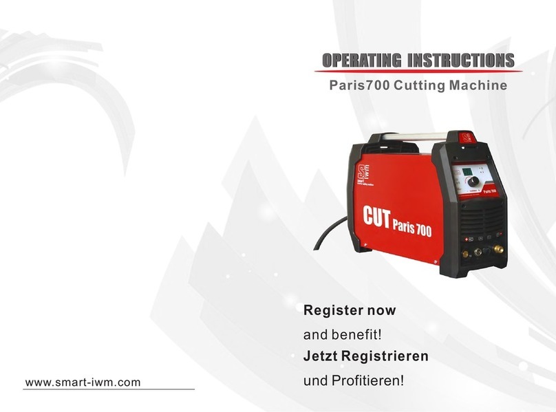 Vector Welding SIWM DIGITAL Paris700 User manual