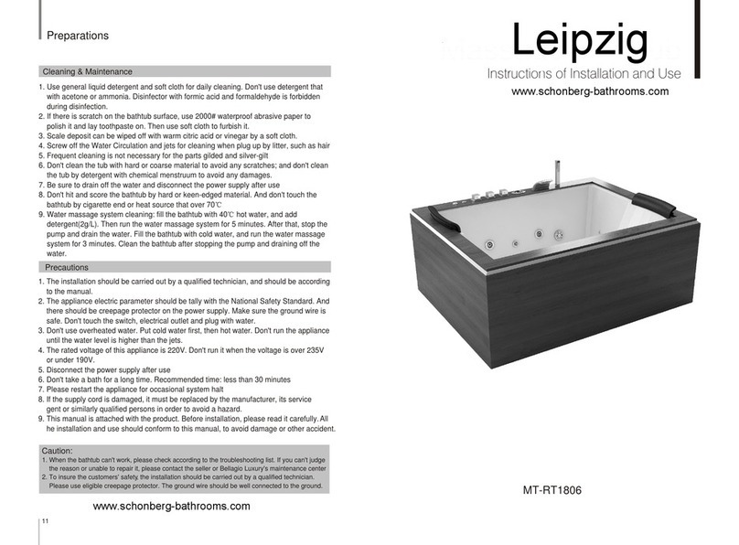 Schonberg Leipzig Instructions of instalation and use