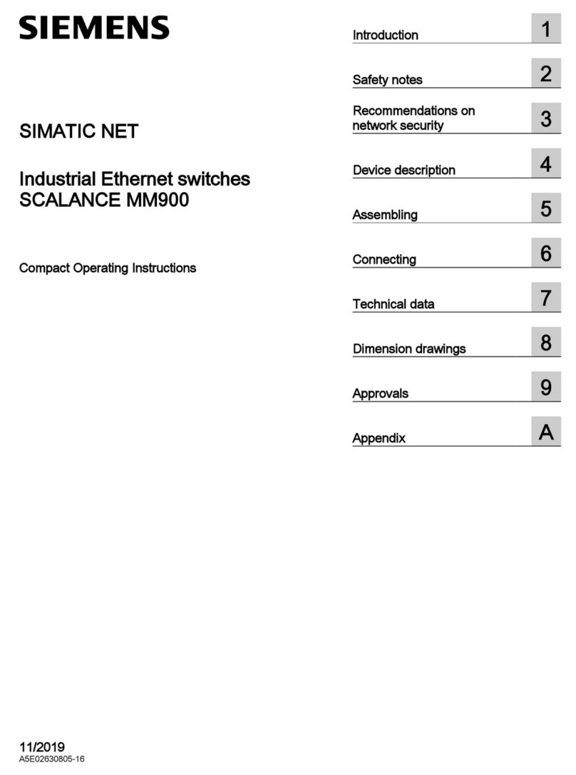 Siemens SCALANCE MM900 Administrator guide