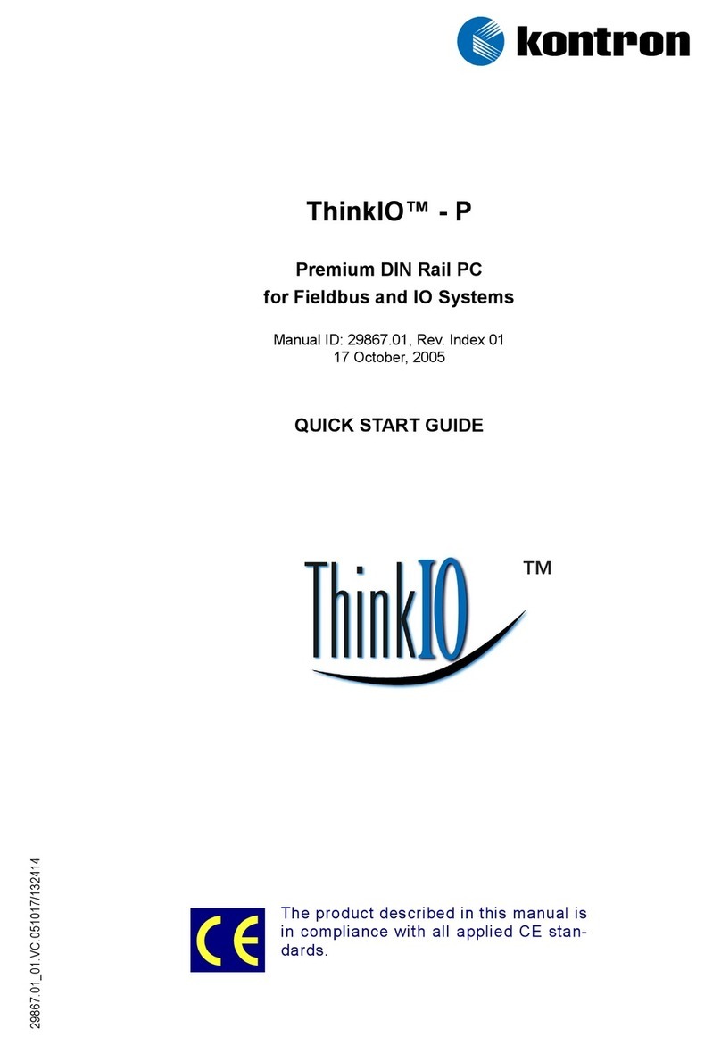 Kontron ThinkIO-P User manual