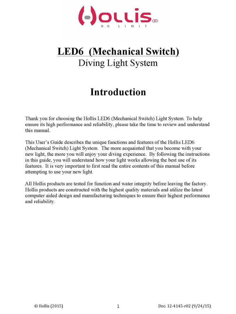Hollis LED6 quick start guide