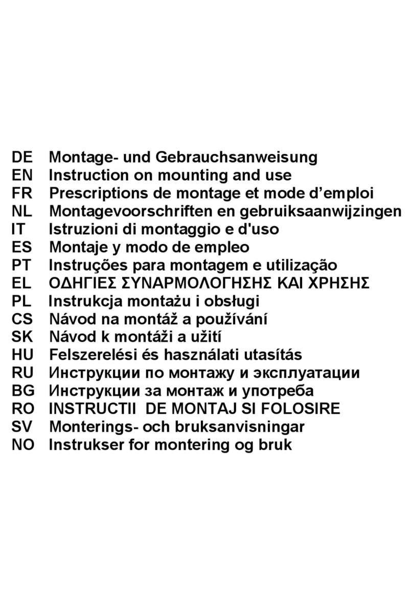 Gorenje du6111b Instruction on mounting and use