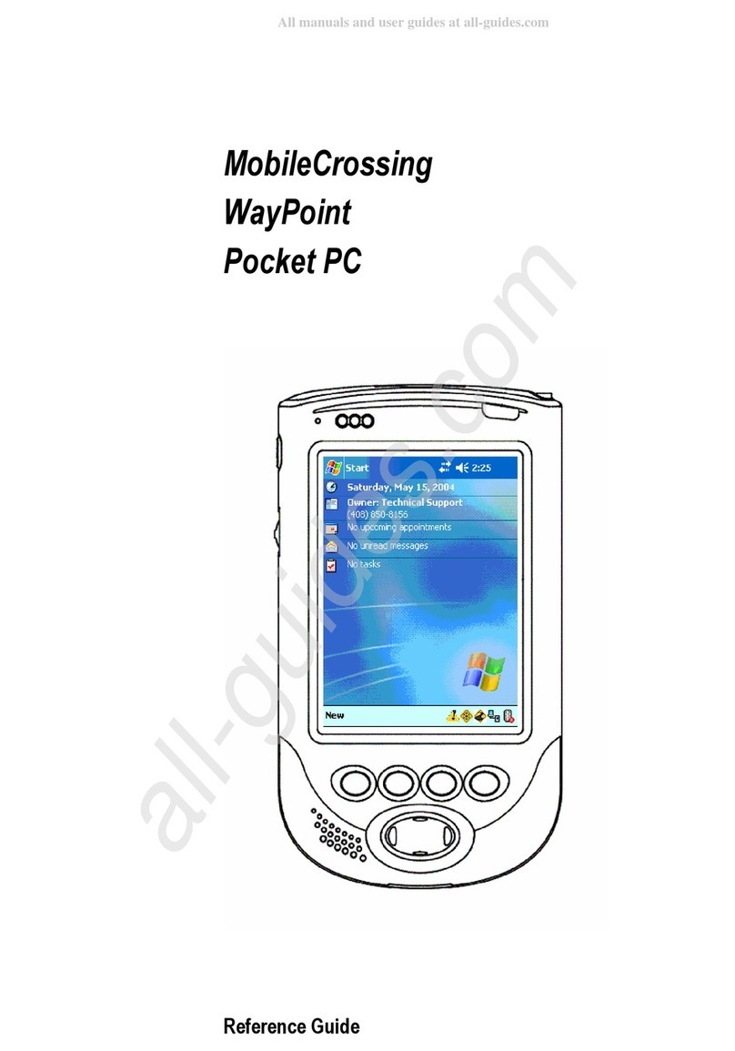 Mobile Crossing WayPoint 100 User manual