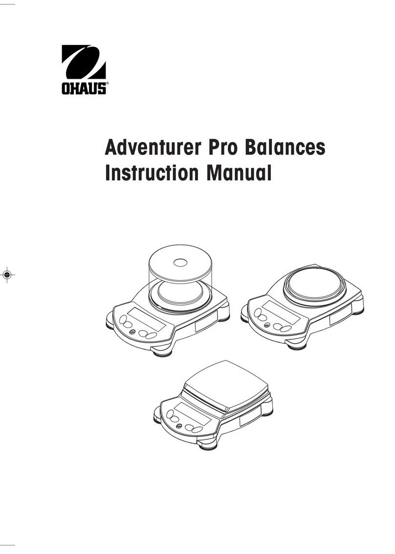 OHAUS Adventurer Pro Series instruction manual