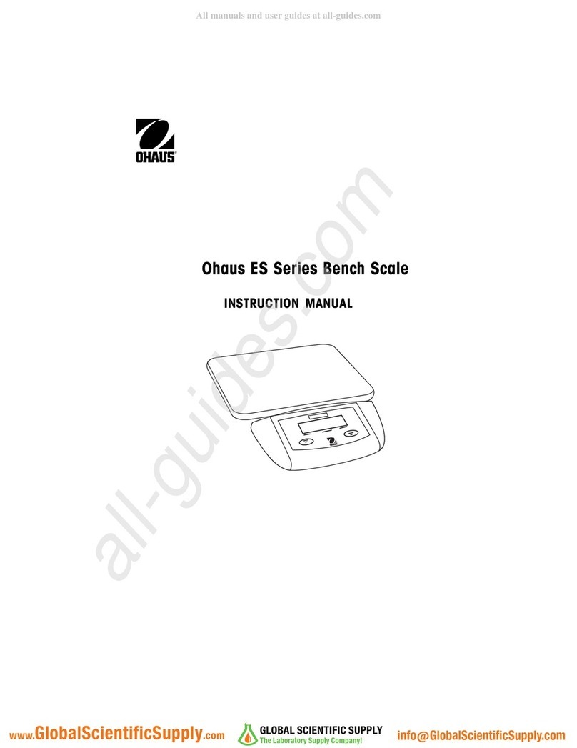 OHAUS ES6R User manual
