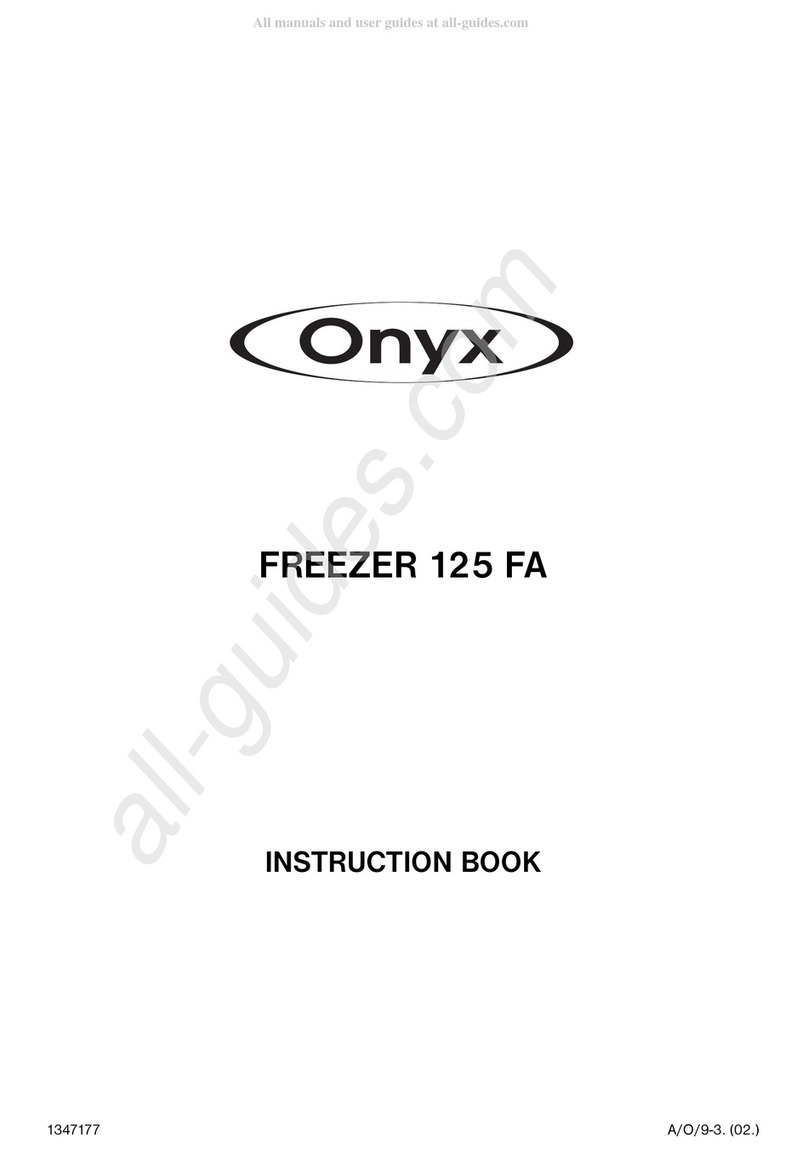 Electrolux Onyx 125 FA Instruction book