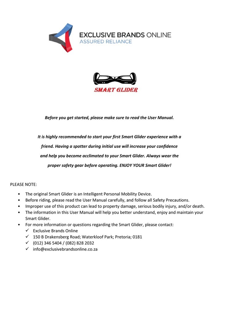 Exclusive Brands Smart Glider manual Exclusive Brands Smart Glider manual