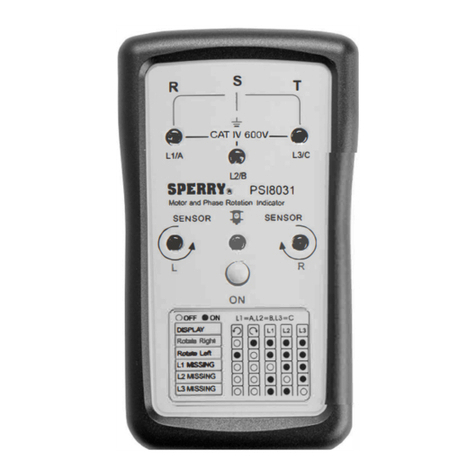 Sperry instruments PSl8031 User manual