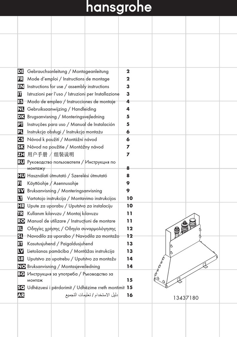 Hans Grohe 13437180 Manual