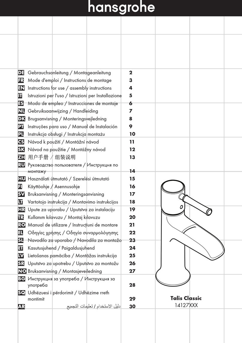 Hans Grohe Talis Classic 14127 Series Manual Hans Grohe Talis Classic 14127 Series Manual