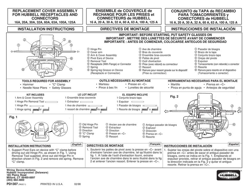 Hubbell 16A User manual Hubbell 16A User manual