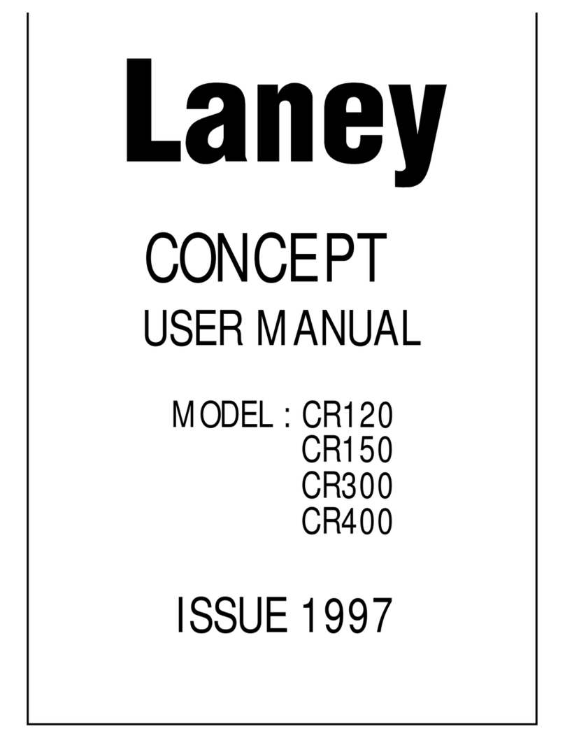 Laney Concept Series User manual