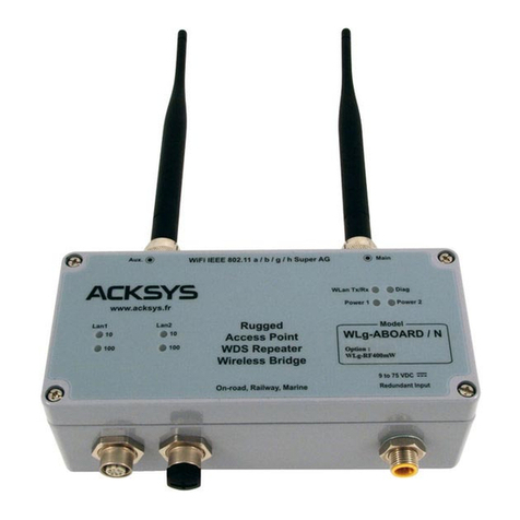 Acksys WLg-ABOARD/N User manual