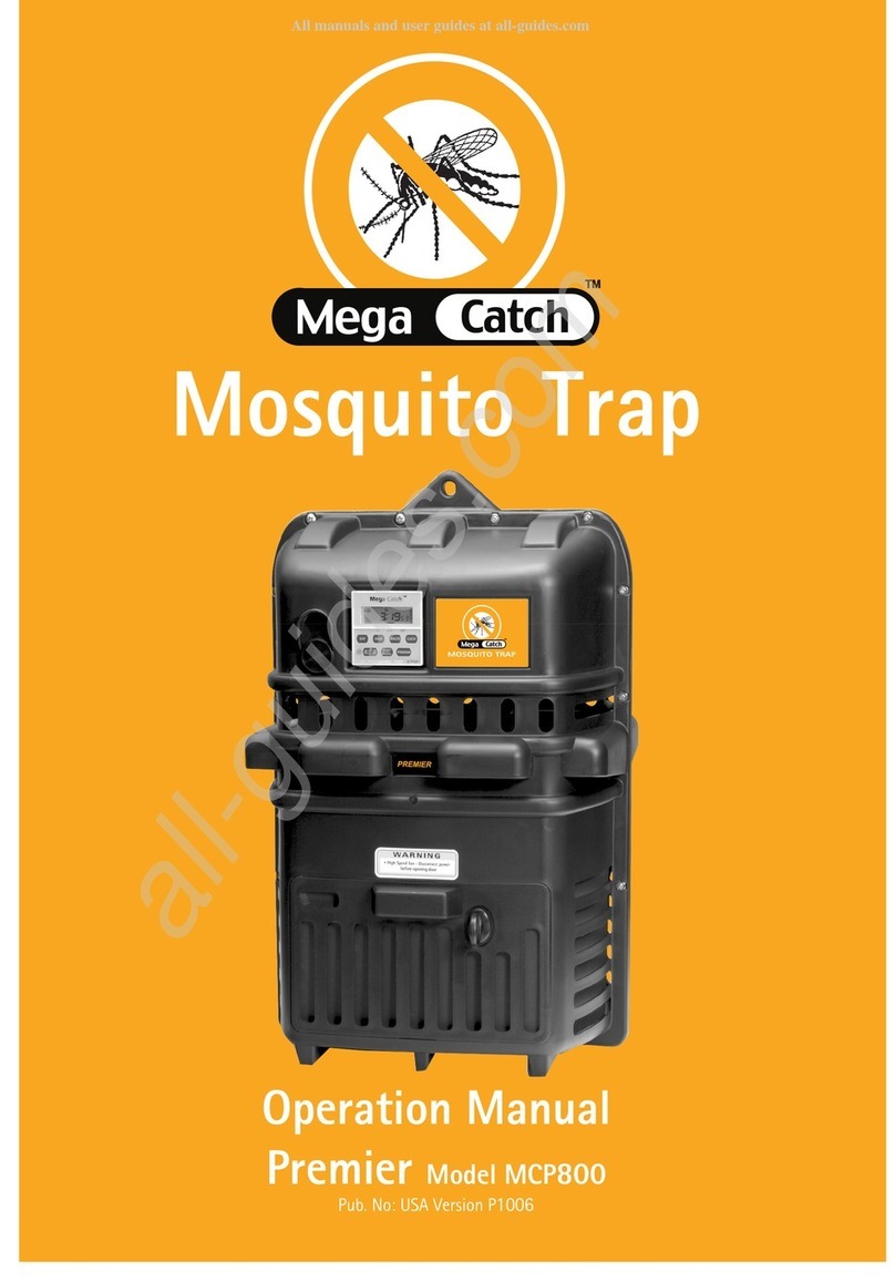 Mega Catch Premier MCP800 User manual Mega Catch Premier MCP800 User manual