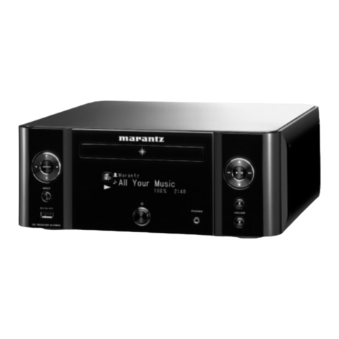 Marantz M-CR610 MELODY Media Quick setup guide