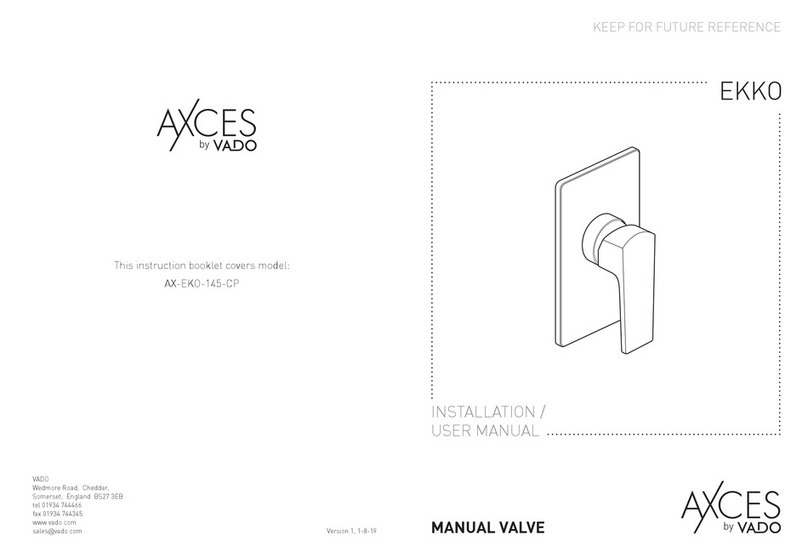 VADO AX-EKO-145-CP Installation & user manual VADO AX-EKO-145-CP Installation & user manual