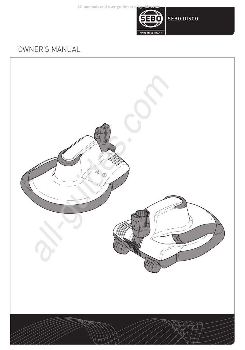 Sebo Disco 9430 AM owner's manual