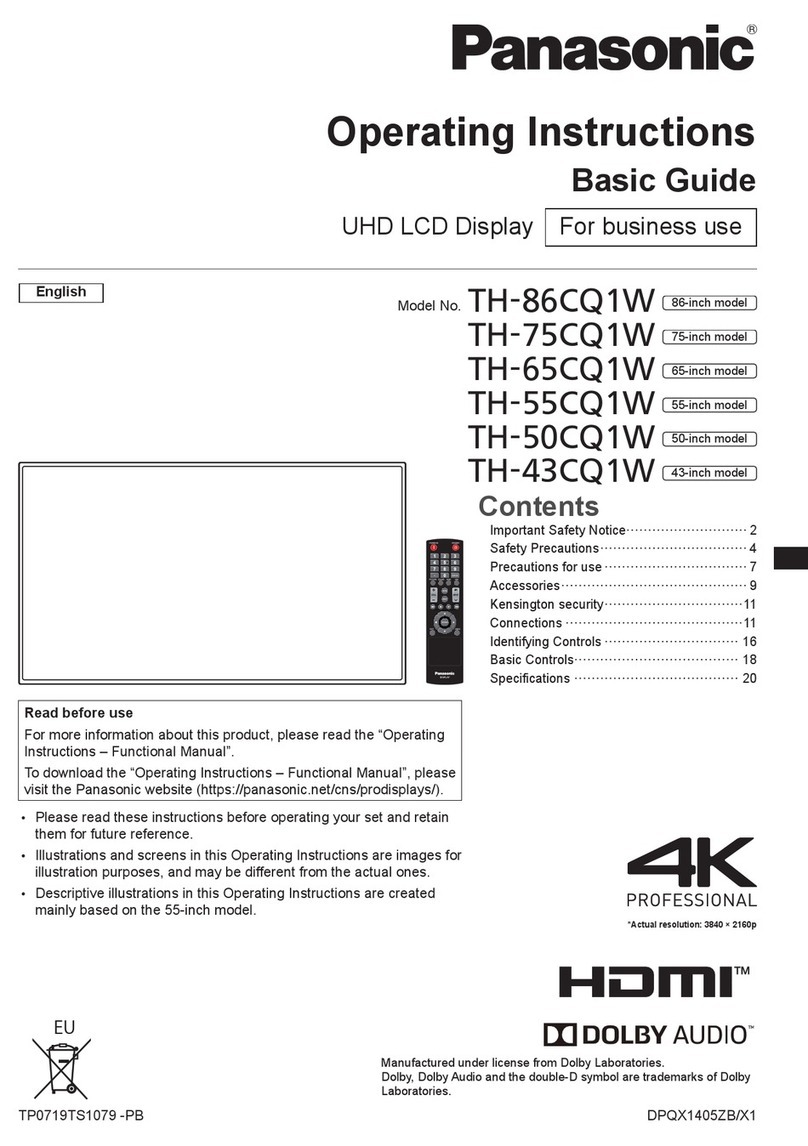 Panasonic TH-75CQ1W User manual