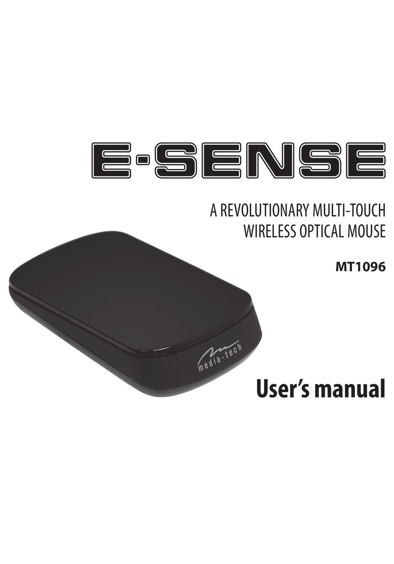MediaTech E-SENSE MT1096 User manual