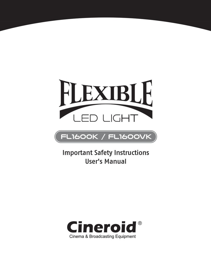 Cineroid FL1600k User manual Cineroid FL1600k User manual