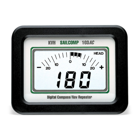 KVH Industries Sailcomp 103AC user manual