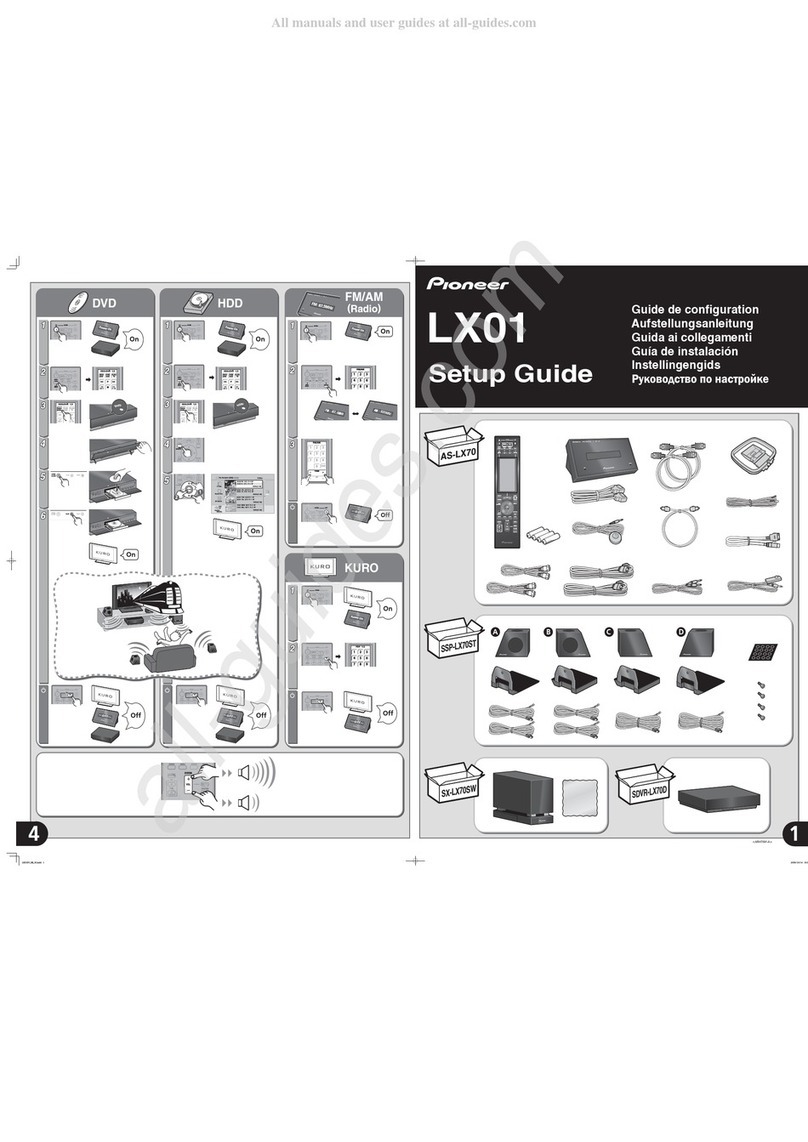 Pioneer LX01 Setup guide